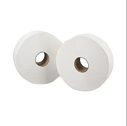 Mini Jumbo 2 Ply Toilet Tissue Rolls 300m Toilet Paper Pack of 6