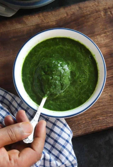 White Pearl Spinach Purée, Ready-to-Use, Smooth Texture, 395g per Can, Pack of 3