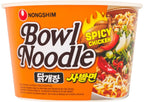 Nongshim Spicy Chicken Bowl Chewy Noodles, Quick Meal 100g Pack of 6
