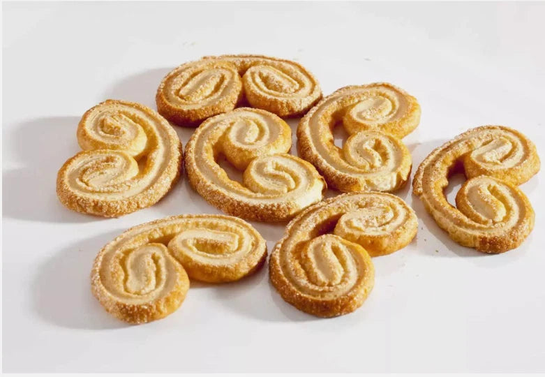 Biancoforno Puff Pastry Palmine Italian Tuscany Baked Crispy 34Pastrie Pack 480g