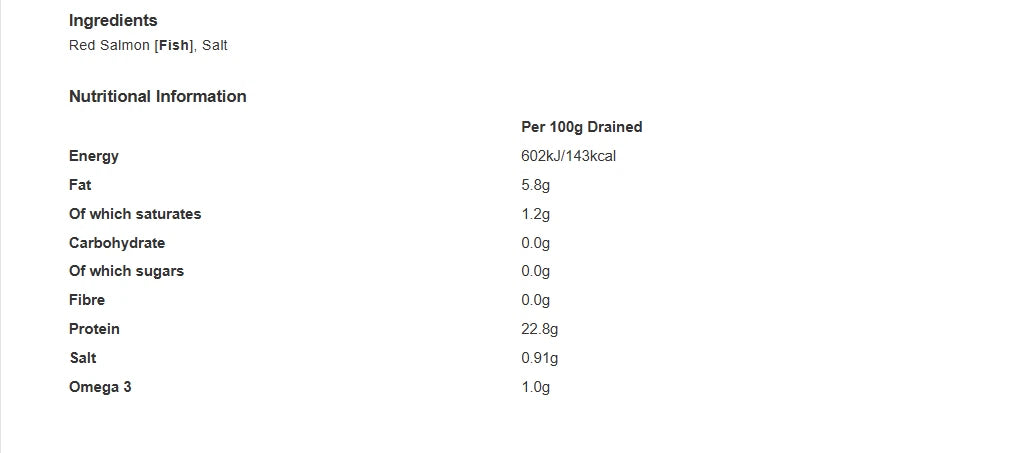 Princes Wild Red Salmon 213 g (Pack of 6)