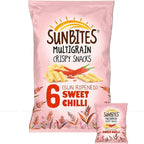 Walkers Sunbites 100% Whole Grain Crisps Sour Cream Sweet Chilli Mix Pack 24x25g