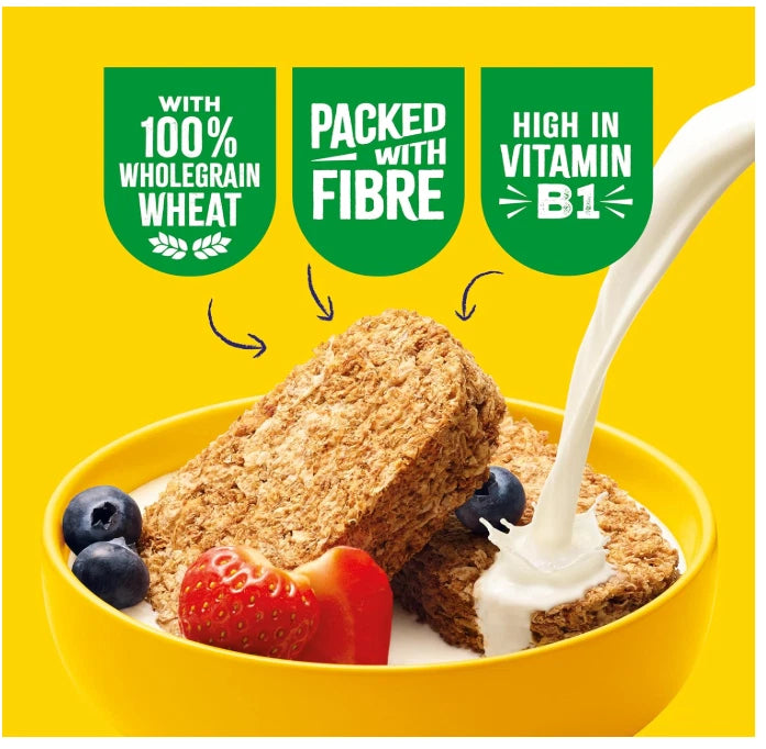 Weetabix Original Pack of 48 x 2 Biscuits – 100 Percent Wholegrain & High Fibre