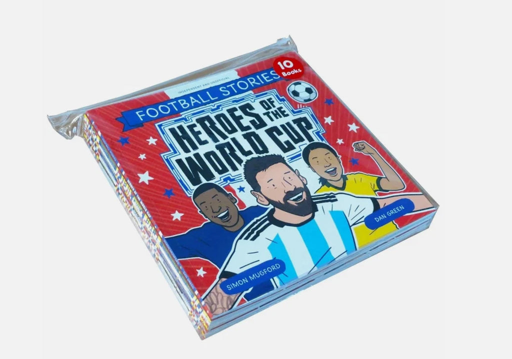 Football Stories World Cup Heroes Simon Mugford Dan Green Collection Set 10Books