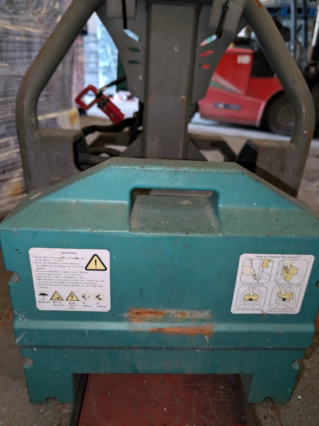 Jungheinrich Ameise® PTE 1.3 electric pallet truck for PARTS ONLY with Battery