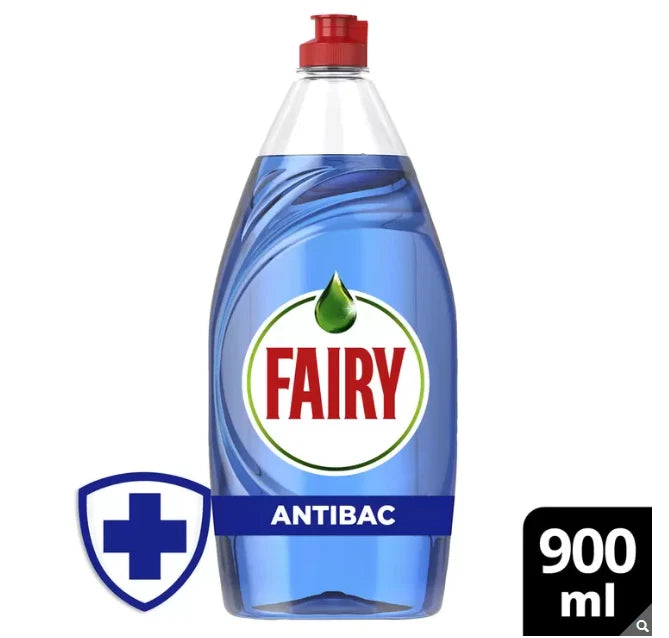 Fairy Antibacterial Washing Up Liquid 900 ml Pack of 6