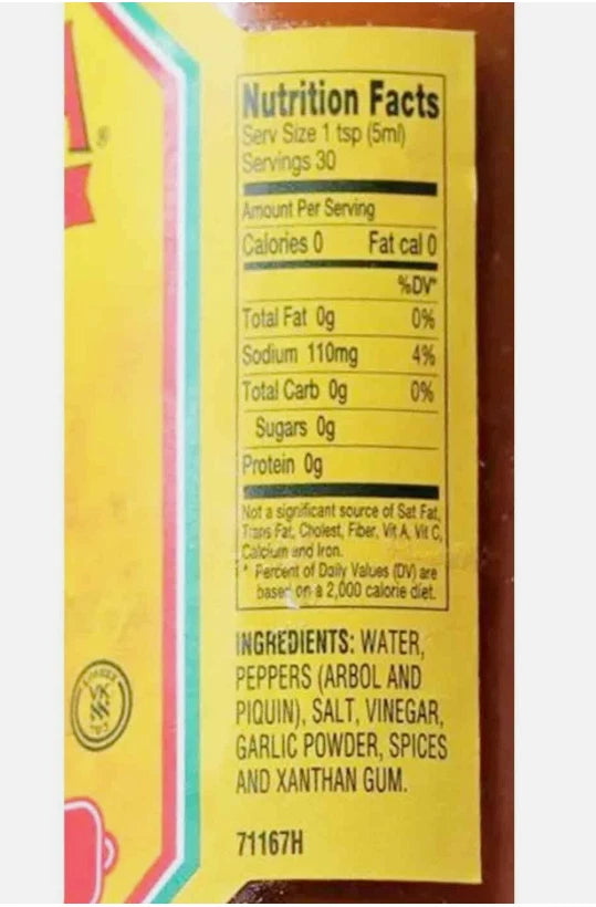Cholula Original Mexican Hot Sauce Spicy Flavour Peppers Taste Pack 2x360ml