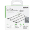 Belkin BoostCharge 1m USB-C to USB-C Braided Cable White 2 Pack