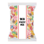 Fizzy Jelly Mix, Chewy and Fizzy Sweets Variety, 1kg