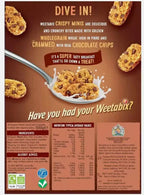 Weetabix Crispy Minis Chocolate Chip Breakfast Wholegrain Cereal Pack 2 x 500g