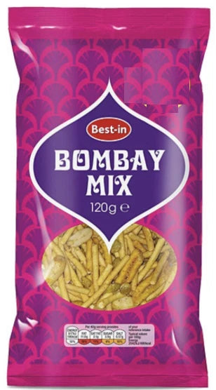 Bestin Bombay Mix Made with real red chillis Full Box 12 x 120g