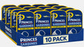 Princes Sardines In Sunflower Oil 120g Tin x 10 Pack Easy Open Tins