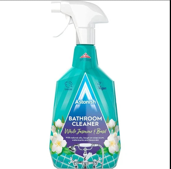 Astonish Bathroom Cleaner White Jasmine & Basil 750ml × 6