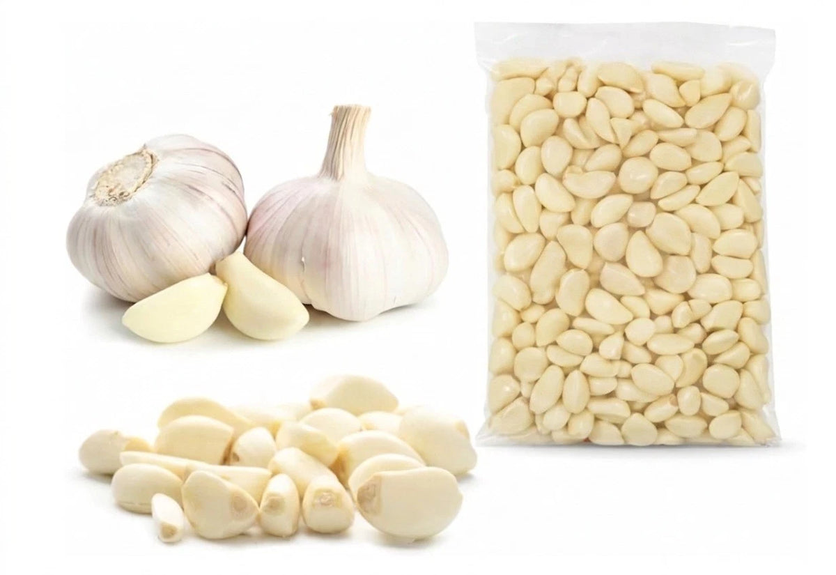 Peeled Garlic Cloves - Ready Peeled Garlic 1000G