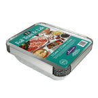 Jena 12 Pack Extra Large Foil Trays & Lids / Party Food Storage