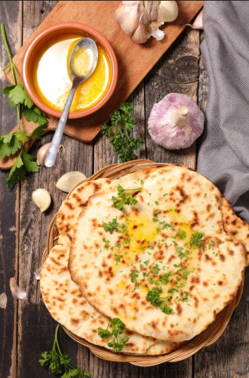 Clay Oven Bakery Garlic & Coriander Naan Breads 360g