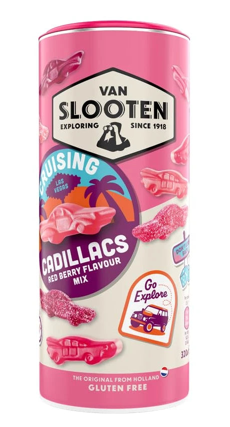 Van Slooten Cruising Cadillacs Red Berry Mix Gums (800g)