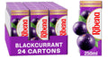 Ribena Blackcurrant Juice Drink Cartons - 24 x 250ml Real Fruit Juice No Artifi