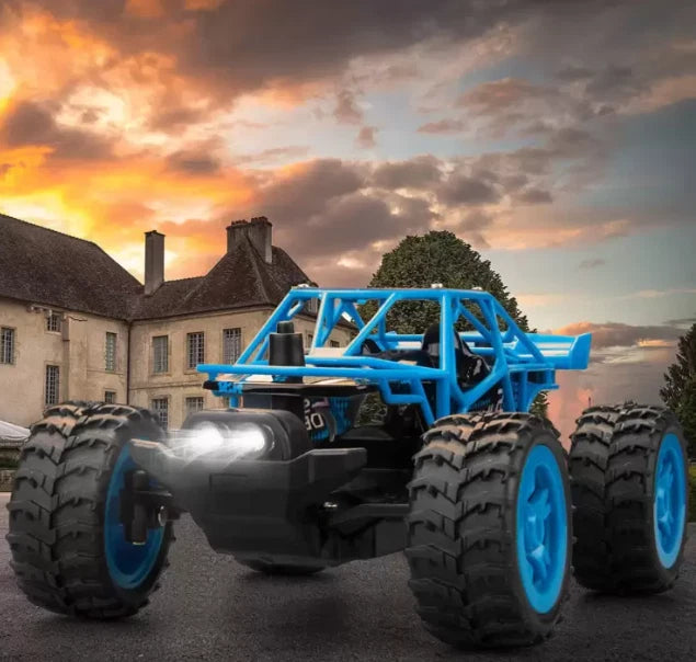4.7 Inch (12 cm) Power Craze High Speed R/C Car - Blue (8+ Years)
