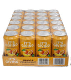 It’s Giving Mango & Passionfruit 330ml Can Tropical Fruit Drink