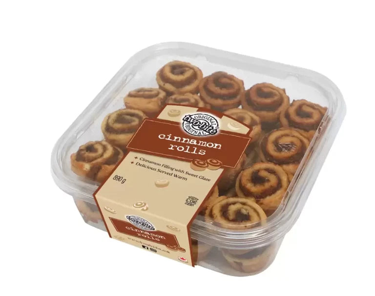 Two-Bite Cinnamon Rolls Rich Sweet Honey Sugar Glazed Filling Dough Snack 890g