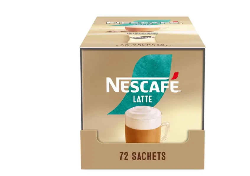 NESCAFÉ Latte Instant Coffee Sachets - 72 x 18g