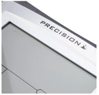 PRECISION Silver LCD Radio Controlled Alarm Clock, Black AP046
