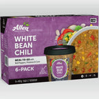 Allen Family Foods White Bean Chilli Soup Nutrient-Rich Ready Meal Pack 6 x 405g