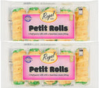 Regal Bakery Petit Rolls 200g Puff pastry rolls - Flaky and Buttery (Pack of 10)