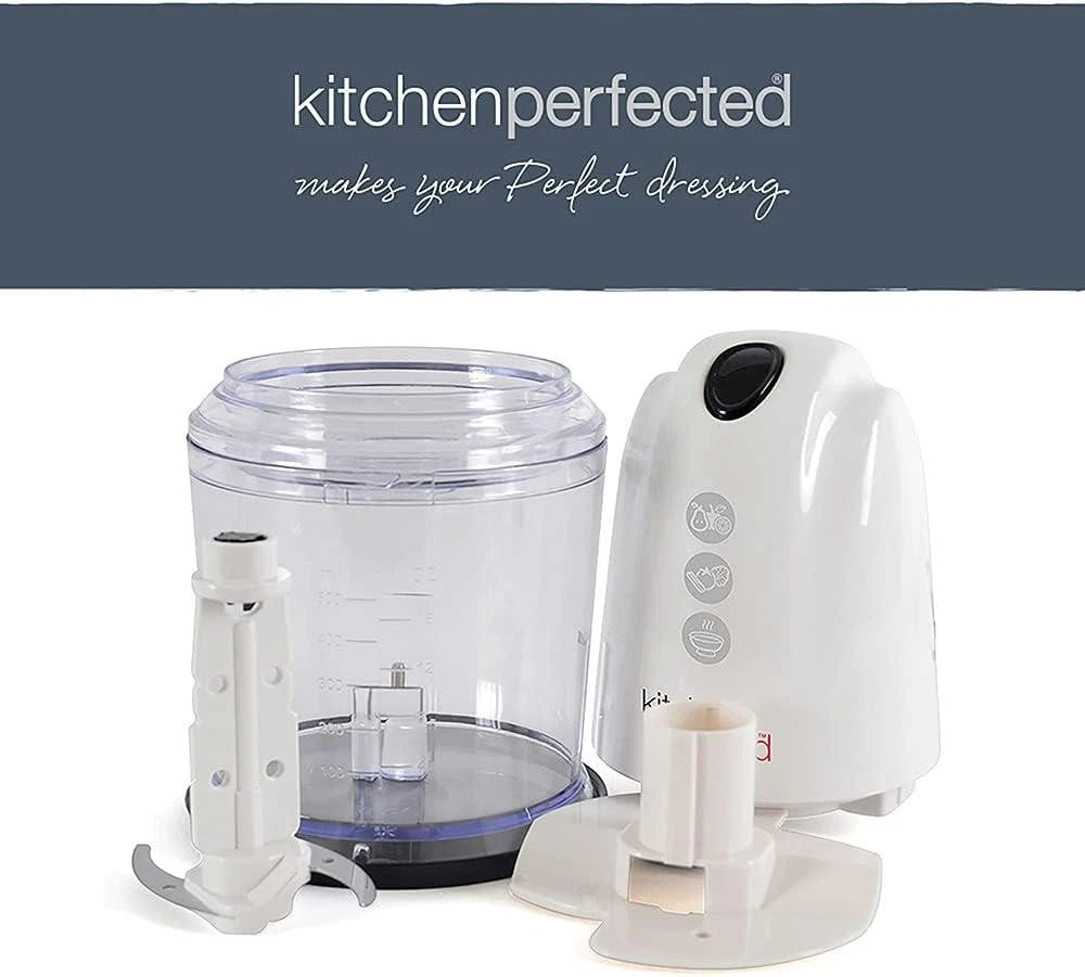 Kitchen Perfected 260W Multi Chopper,1 Speed,Steel Blade,Cream - E5416WI