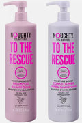 Noughty To The Rescue Shampoo & Conditioner Hair Rehydrates Restores Pack 2 x 1L