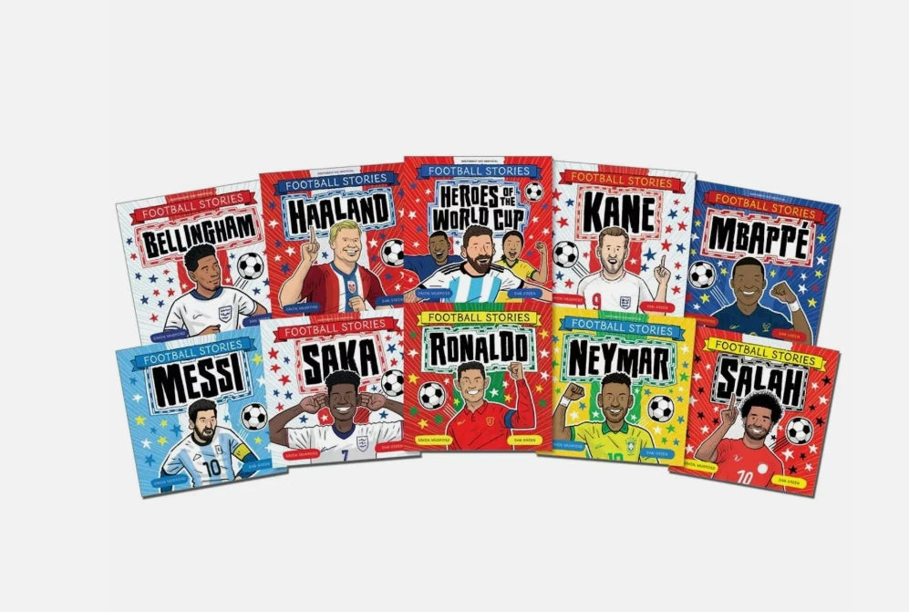 Football Stories World Cup Heroes Simon Mugford Dan Green Collection Set 10Books