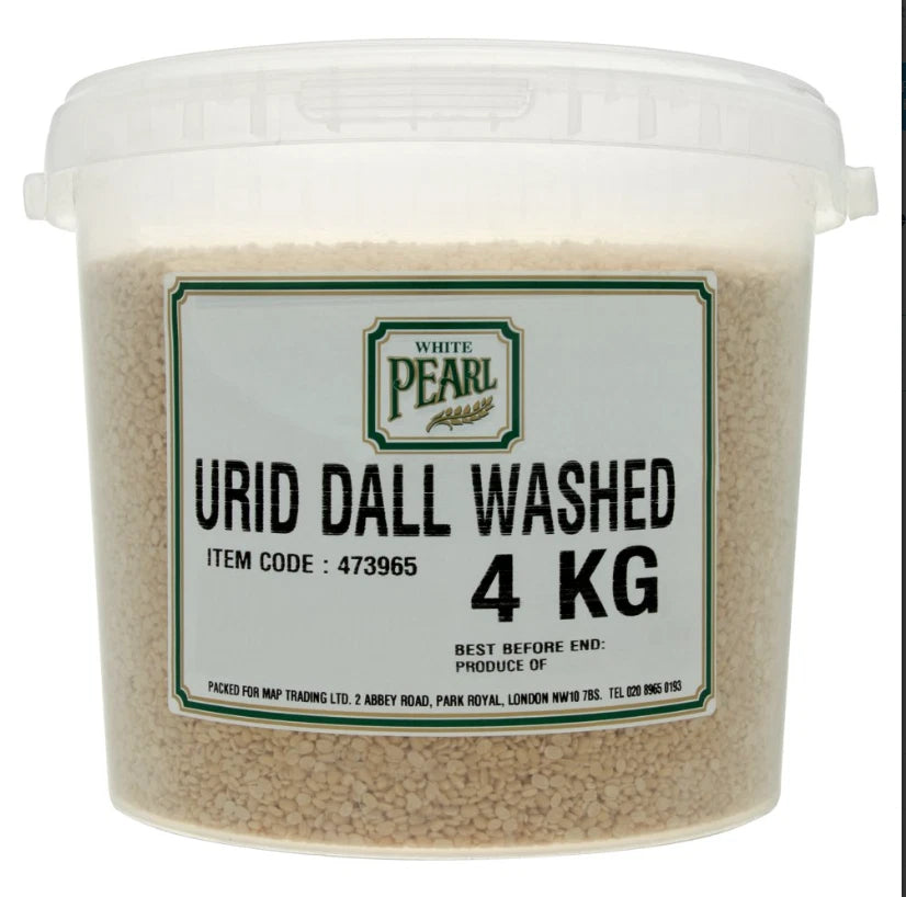 White Pearl Urid Dall Washed - 4kg
