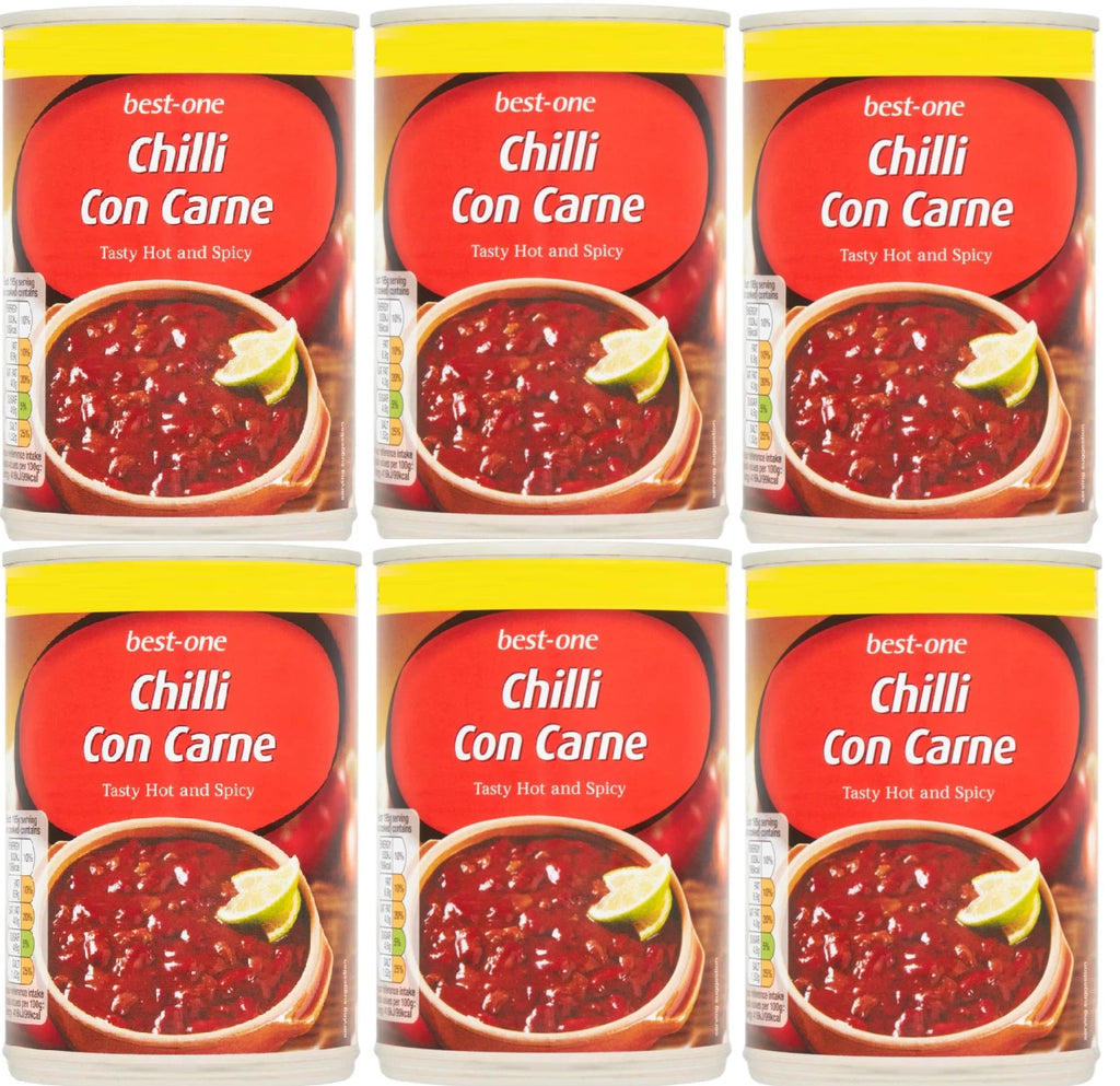 Best-One Chilli Con Carne Minced Beef with Red Kidney Beans, 390g, 6 Pack