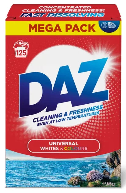Daz Universal Bio Laundry Powder, 125 Wash