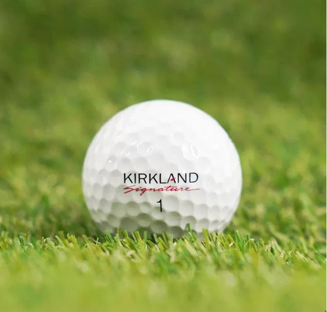 Kirkland Signature 3-Piece Urethane Cover White Golf Balls - 24 Pack