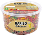 Haribo Goldbears Candy Fruit Jelly Gold Gummy Bear Sweet kid Treat Tub Pack1.4Kg