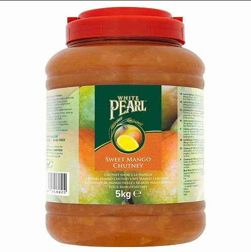 White Pearl Sweet Mango Chutney 5kg Vegetarian, Mangoes with Spices