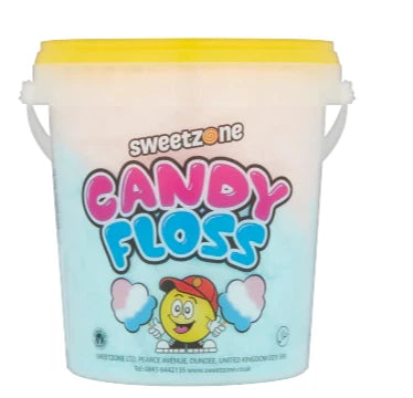 SweetZone Candy Floss, Cotton Candy in Tubs, 50g Each, Pack of 6