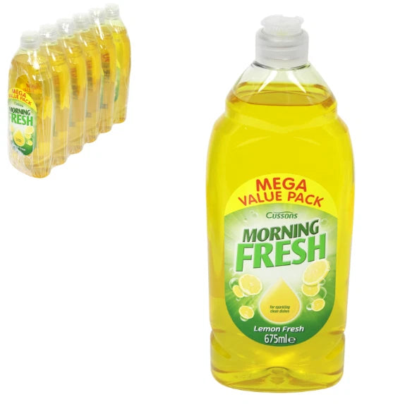 Morning Fresh Washing Up Liquid Lemon 675ml x 6