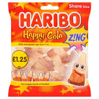 Haribo Share Bags 140g Fruity Fizzy Gummy Jelly Sweets Assorted Flavours 12 Pack