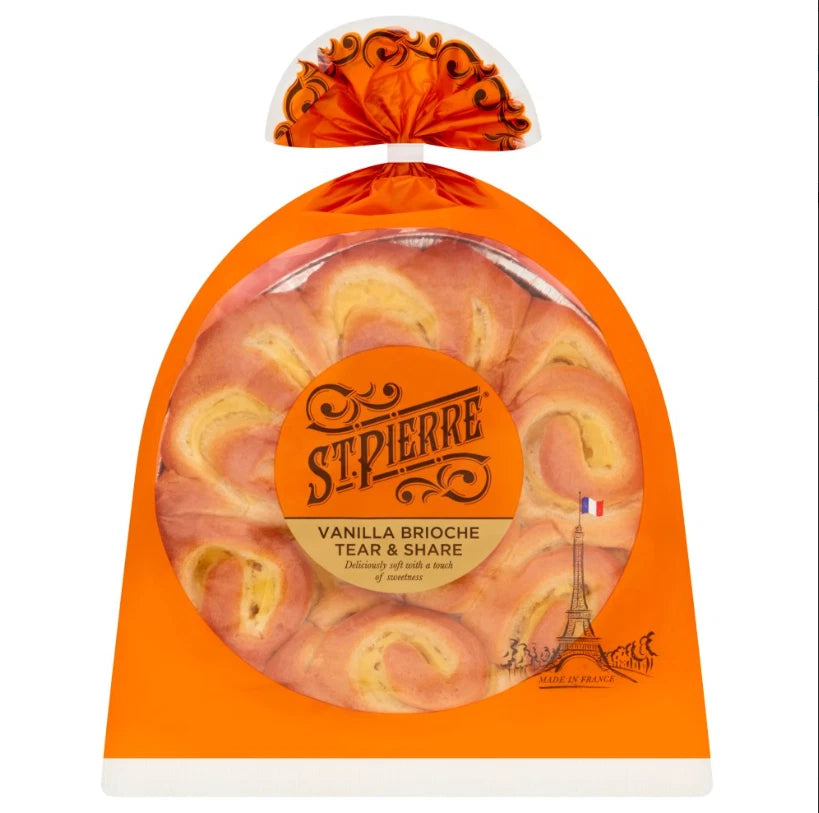 St Pierre Vanilla Brioche Tear & Share 500g