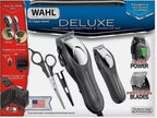 Wahl 79651-802 Deluxe Hair Cutting Clippers & Trimmer Touch Up Kit + Case