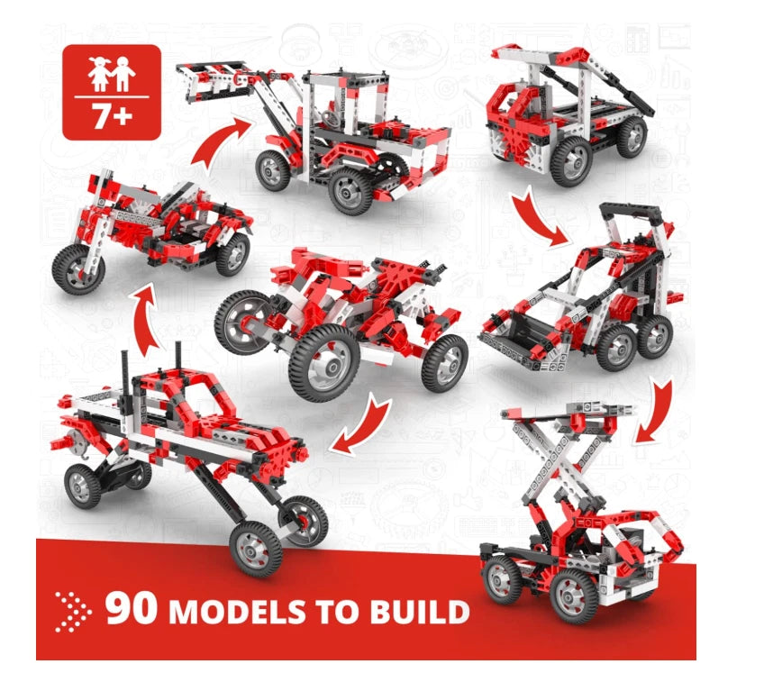 Engino - Inventor 90 In 1 Multi Models With Electrical Motor 9030