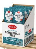 Bestin Long Grain Microwave Rice 250g × 6