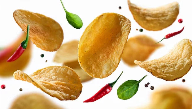 Bestin Bites Chilli & Lime Flavour Crisp Snack 140g Pack of 12 Tubes