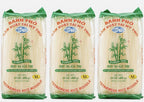 Vietnamese thick Rice Noodles, XL 10mm Gluten Free, Vegan, Pack of 3 x 400g