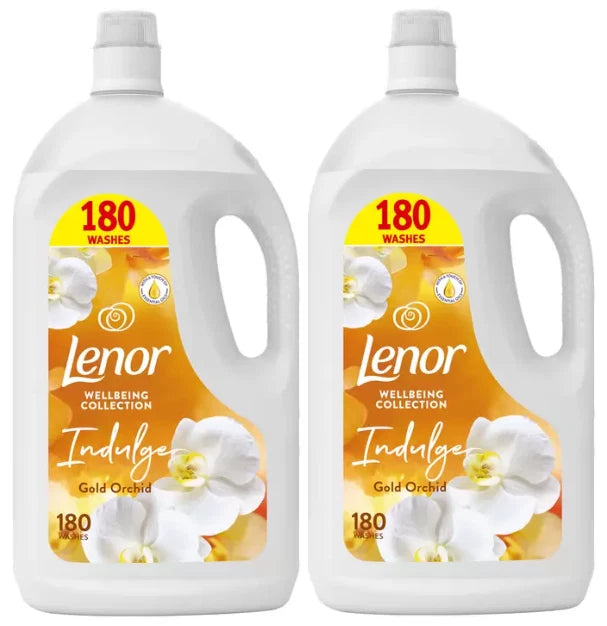 Lenor Gold Orchid Super Concentrate 180 Wash Pack (2 Bottles 360 Washes)