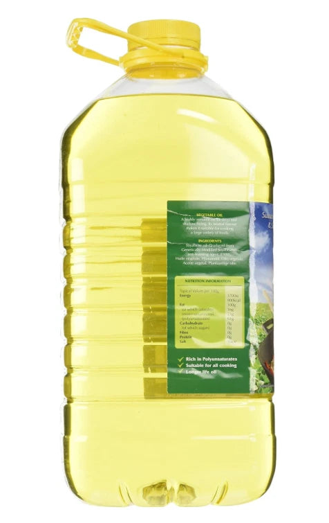 White Pearl Vegetable Oil For Frying & Salad Dressings - 5 Litres