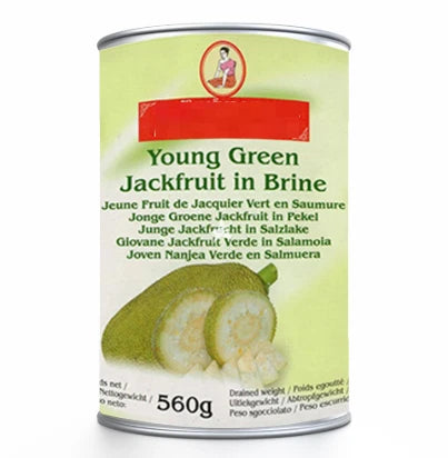 Maeploy Young Green Jackfruit in Brine, 560g, Pack of 2 Tropical Flavour
